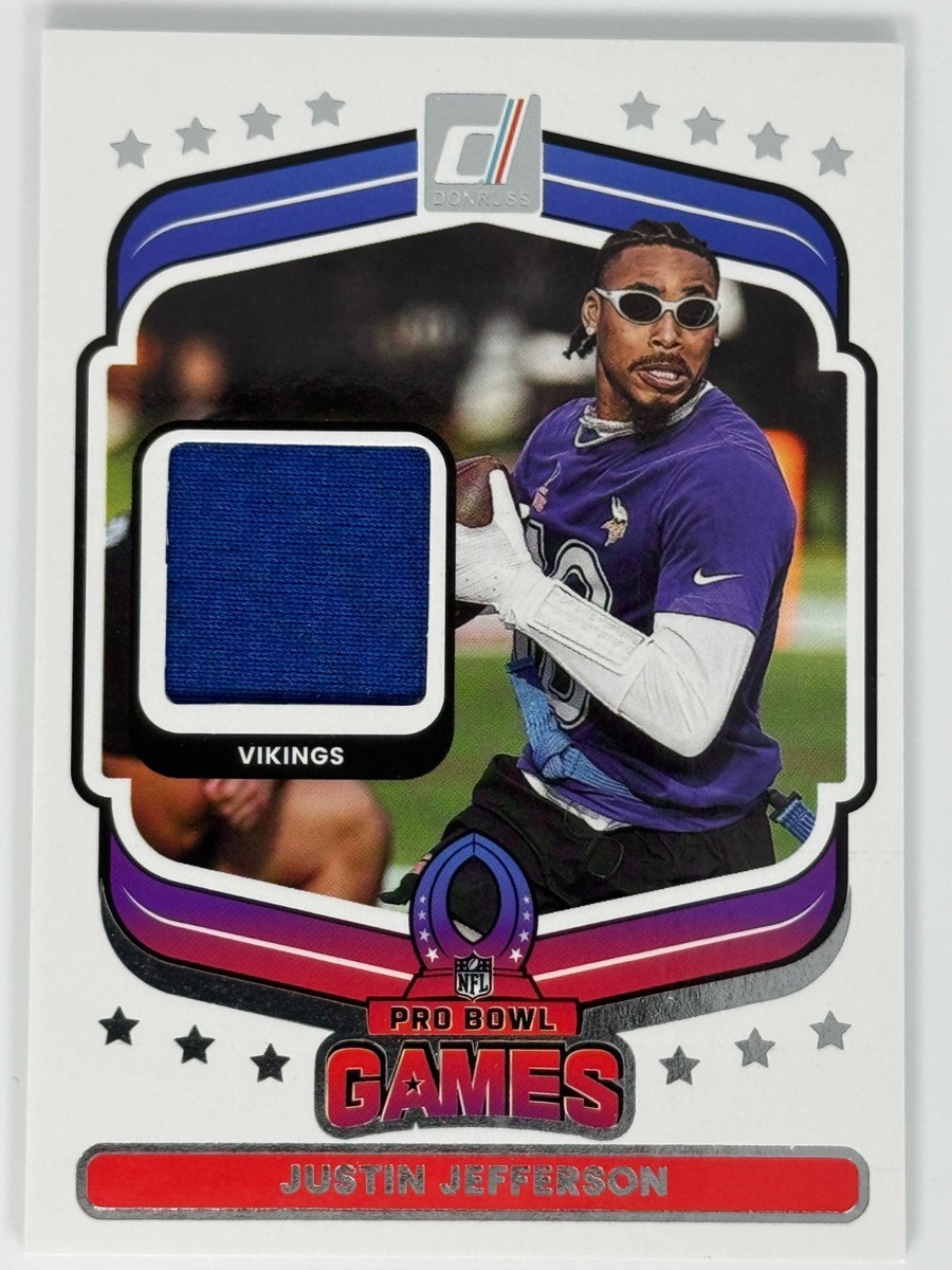 Justin Jefferson 2025 Donruss Pro Bowl Games Patch #PBM-JJN | eBay