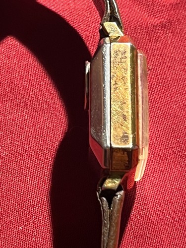 Vintage Timex Damen Electric Taiwan England goldfarben neu C Cell Akku FUNKTIONIERT - Bild 7 von 10