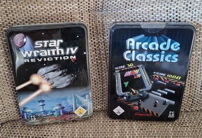 Star Wraith 4 und Arcade Classics PC Spiele Metalboxen