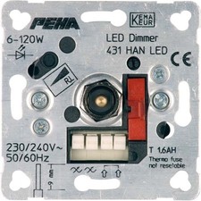 Peha Drehdimmer Unterputz D 431 HAN LED o.A. LED Lampe Leuchte Dimmer 00260623