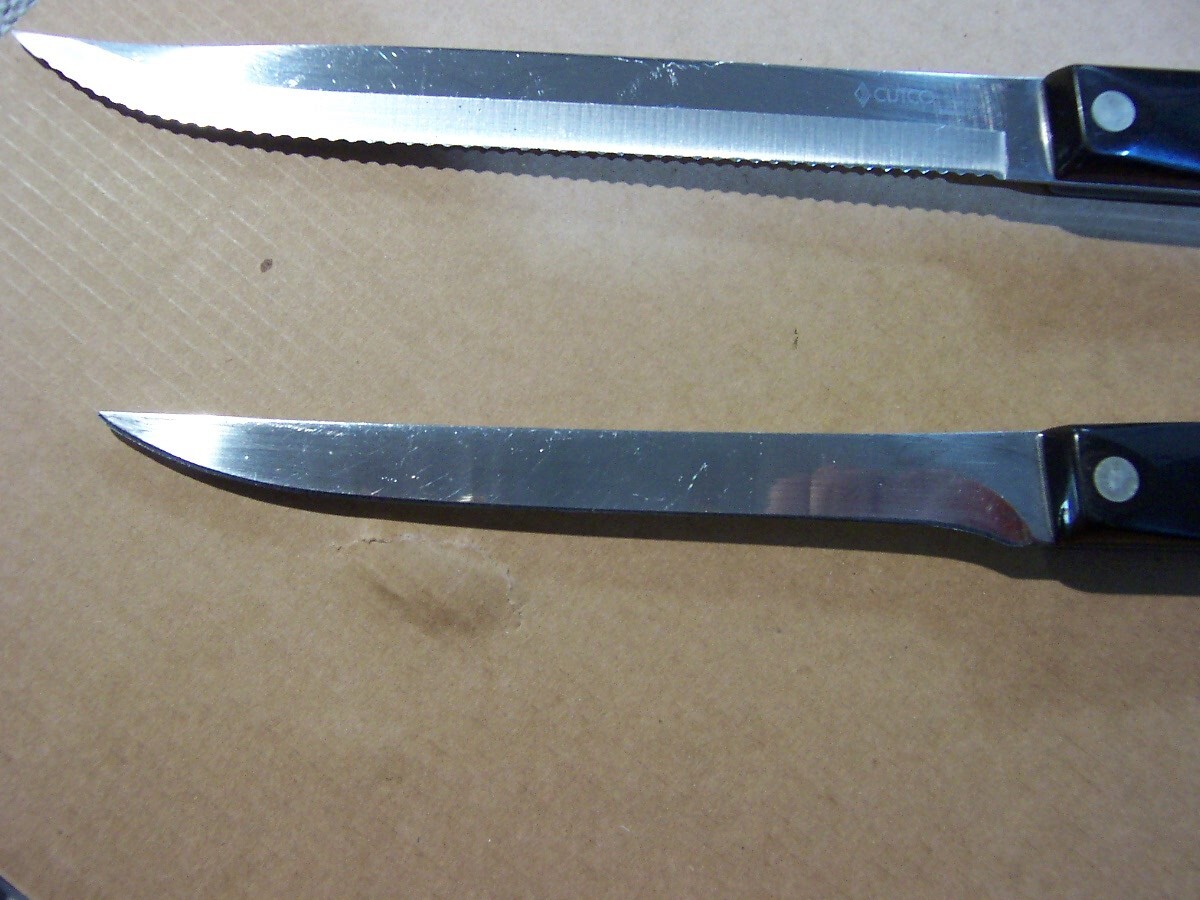 Cutco Knife Lot of 2 1761 KD , 1729 KA Olean New York Brown Handle eBay