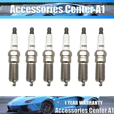 Set of 6 Platinum Spark Plugs SP-411 For Motorcraft Mazda 5 CX-9 Ford Flex Edge
