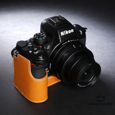Half Case Handmade for Nikon Z50II Camera Genuine Leather Retro