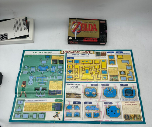 The Legend of Zelda: A Link to the Past COMPLETE w/ MAP (Nintendo SNES, 1992) - Afbeelding 13 van 19