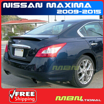 For 09-15 Nissan Maxima Rear Trunk Flush Lip Spoiler Painted ABS RAB NAVY BLUE
