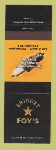 Matchbook Cover - Bridget Foy's Restaurant Philadelphia PA
