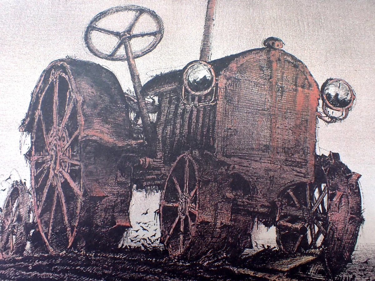 LLL! „Der Traktor“ Leviathan Holodomor Ukraine Stalin Putin UdSSR A. Paul Weber