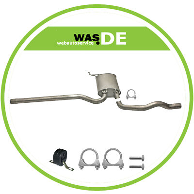 Auspuff Mittelschalldämpfer VW Passat 1.6 & 1.9 TDI + Anbaukit auch für Variant