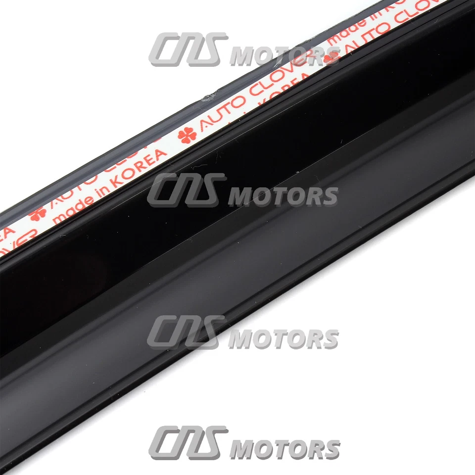 Black Smoked Window Sun Visor Rain Guards 6pcs for 2016-2022 Toyota Prius Prime Foto 4 de 4