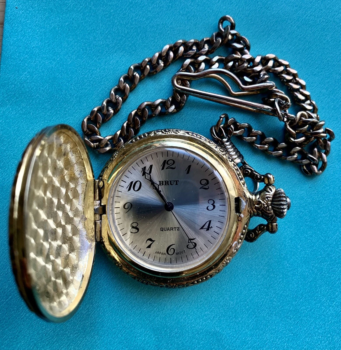 Brut quartz shop pocket watch