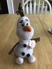 ty beanie babie plush Olaf snowman from Walt Disney s Frozen