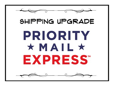 UPGRADE SHIPPING TO USPS EXPRESS MAIL OPTIONAL FOR CUSTOMER BY PVNAQUATIC