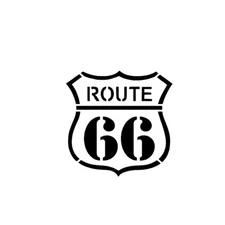 Route 66 Sign Stencil