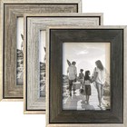 Tasse Verre 8x10" Rustic Picture Frames (3-Pack) - Distressed Farmhouse Photo