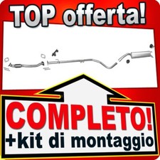 Scarico Completo per FIAT BRAVO II 1.6 D Multijet MJTD +Tubo anteriore