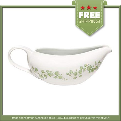New! World Kitchen Porcelain CALLAWAY Corelle Coordinates Gravy Boat