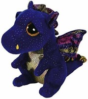Ty Glubschi´S Beanie Boo´S Blauer Drache @ Saffire @ Reg. Ca. 15 Cm Neu