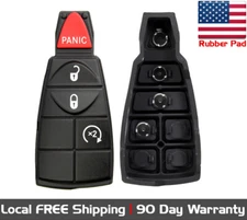 Lot of 1x New Replacement Key fob Rubber Button for RAM Chrysler Dodge Jeep