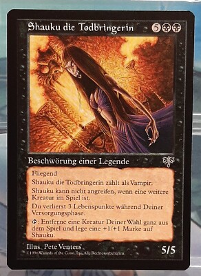 Magic Vintage - Shauku die Todbringerin - Rare/Beschwörung - Trugbilder - DE/NM