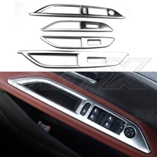 Stainless Steel Door Window Lock Switch Cover Trim For Peugeot 3008 Gt 2016-2020 Stainless Steel Door Window Lock Switch Cover Trim For Peugeot 3008 Gt 2016-2020