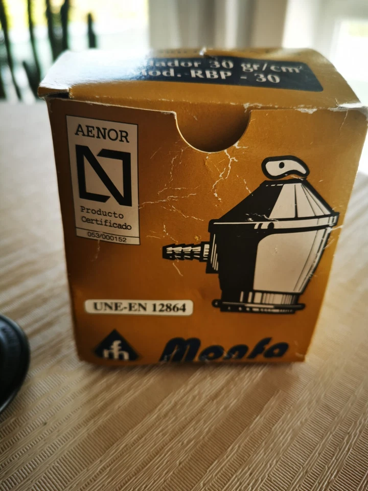 Regulador de gas Monfa RBP - 30 regulador de gas de camping español regulador de gas butano/propano NUEVO  Foto 4 de 4