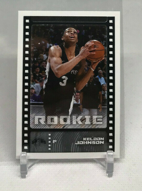 2019-20 Panini Sticker & Card Collection KELDON JOHNSON Rookie Sticker 468 Spurs
