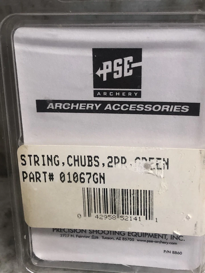 PSE Archery Accessories-String/Chubs/2PR/Green/Part # 01067GN - Image 4 of 4