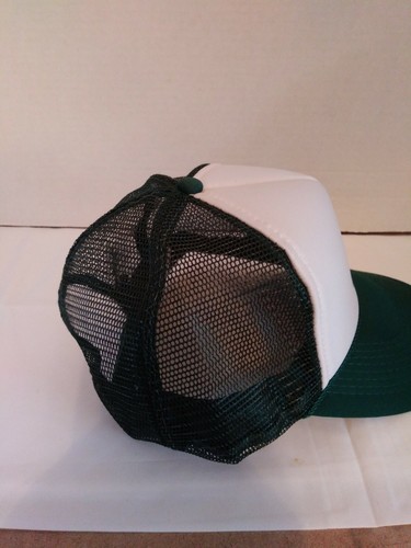 Quala Snap Back Hat Green And White Adult Size Pre Owned - Picture 3 of 5