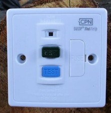 Quality 13A 30ma RCD Fused Spur  up to 13A Mount in Metal Box or Cavity Box