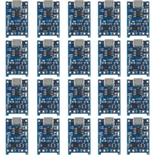 20PCS 5V 1A Micro USB Input 18650 Lithium Battery TP4056 DW01A Charger Module US
