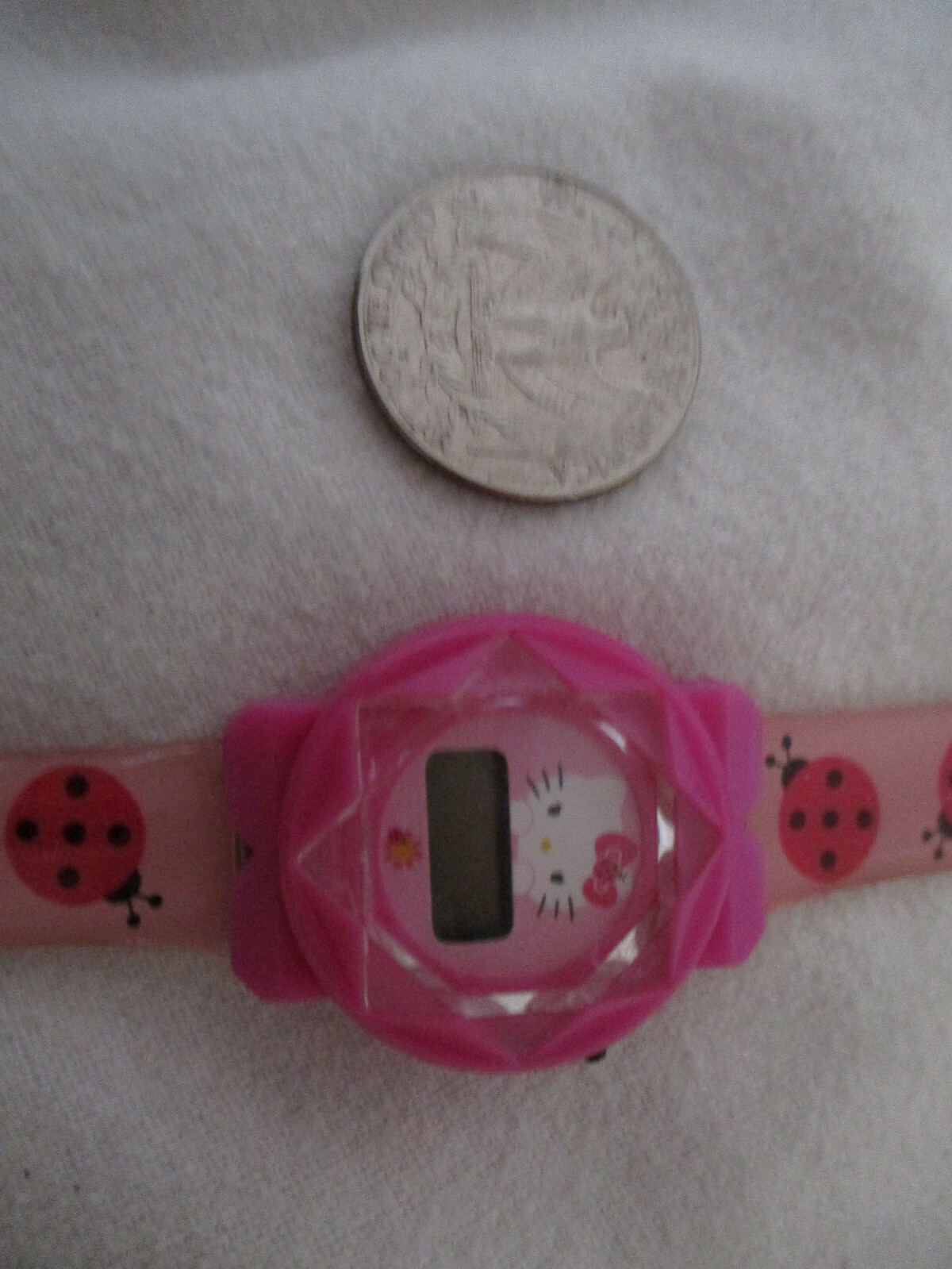 Babyhug FLip Top Digital Watch with Pengu Applique & Doggo Print - Light Blue & Lilac main image 1