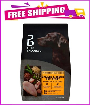 Pure Balance Chicken Brown Rice Recipe Dry Dog Food, 15 lbs - Main Image