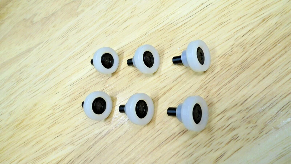 6 RODILLOS REGULADORES DE VENTANA PARA TODOS 1964-72 GM -CAMARO FIREBIRD NOVA CHEVELLE ETC Foto 3 de 4