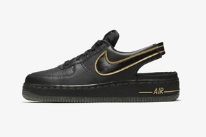 air force 1 gold and black