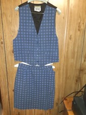 Women's Vintage Forenza Vest Skirt Set - Size 8