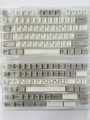 XMI high quality PBT Hebrew keycaps, CRP Hebrew Green, multiple layout support