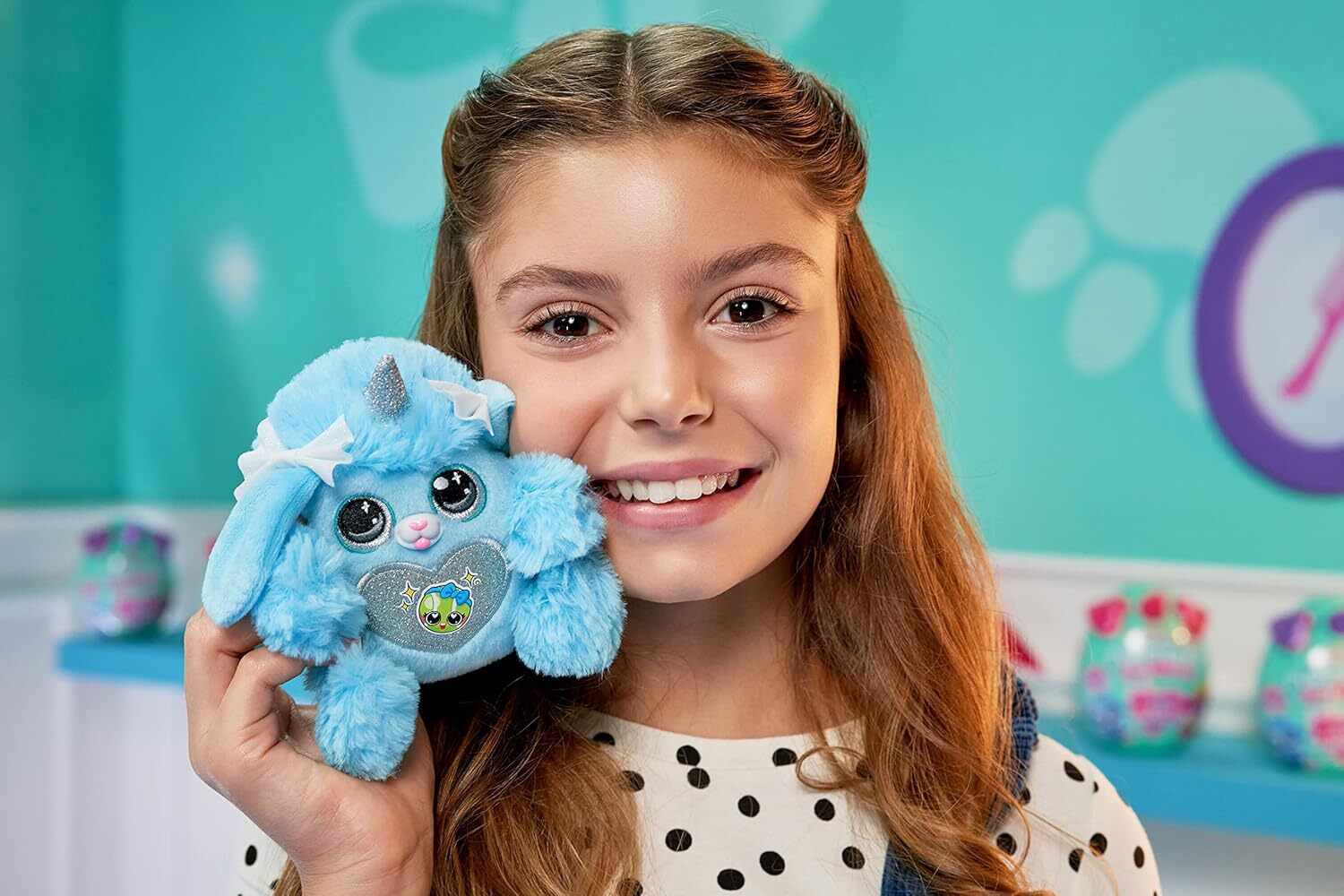 Rainbocorns ZURU Puppycorn Geurverrassing, bruin Dalmatiër, door ZURU Surprise Unboxing zacht speelgoed, geurende puppy pluche voor meisjes (bruin Dalmatiër