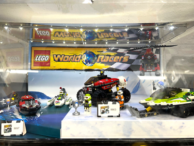 LEGO Store Dealer Display w/ LED LIGHT UP World Racers 8897 8863