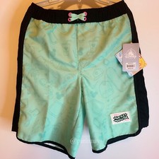 DISNEY Store Mickey Mouse Swim Trunks for Boys UPF 50 NEW WITH TAG Size 9/10 