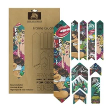 ENLEE Bike Decor Frame/Fork Guard 3D Protactive Film MTB Road Bike Stickers Set