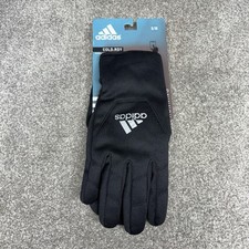 Adidas COLD.RDY Gloves Winter Size M/L Medium Large Black Reflective 5 Finger