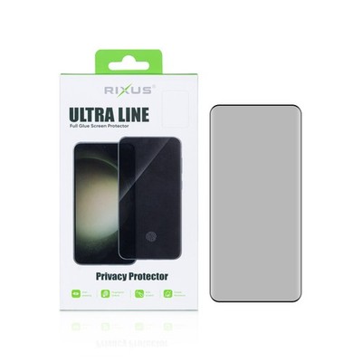 Rixus Privacy Full Curved Edge Tempered Glass For Samsung Galaxy S23 FE, A54