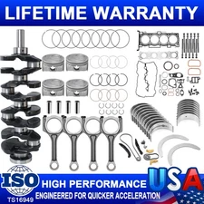 For HYUNDAI KIA Optima G4KJ 2.4 Engine Rebuild Overhaul Kit -Crankshaft /Gasket