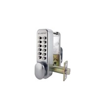 Securefast Mechanical Digital Door Lock Easy Code Change Satin Chrome