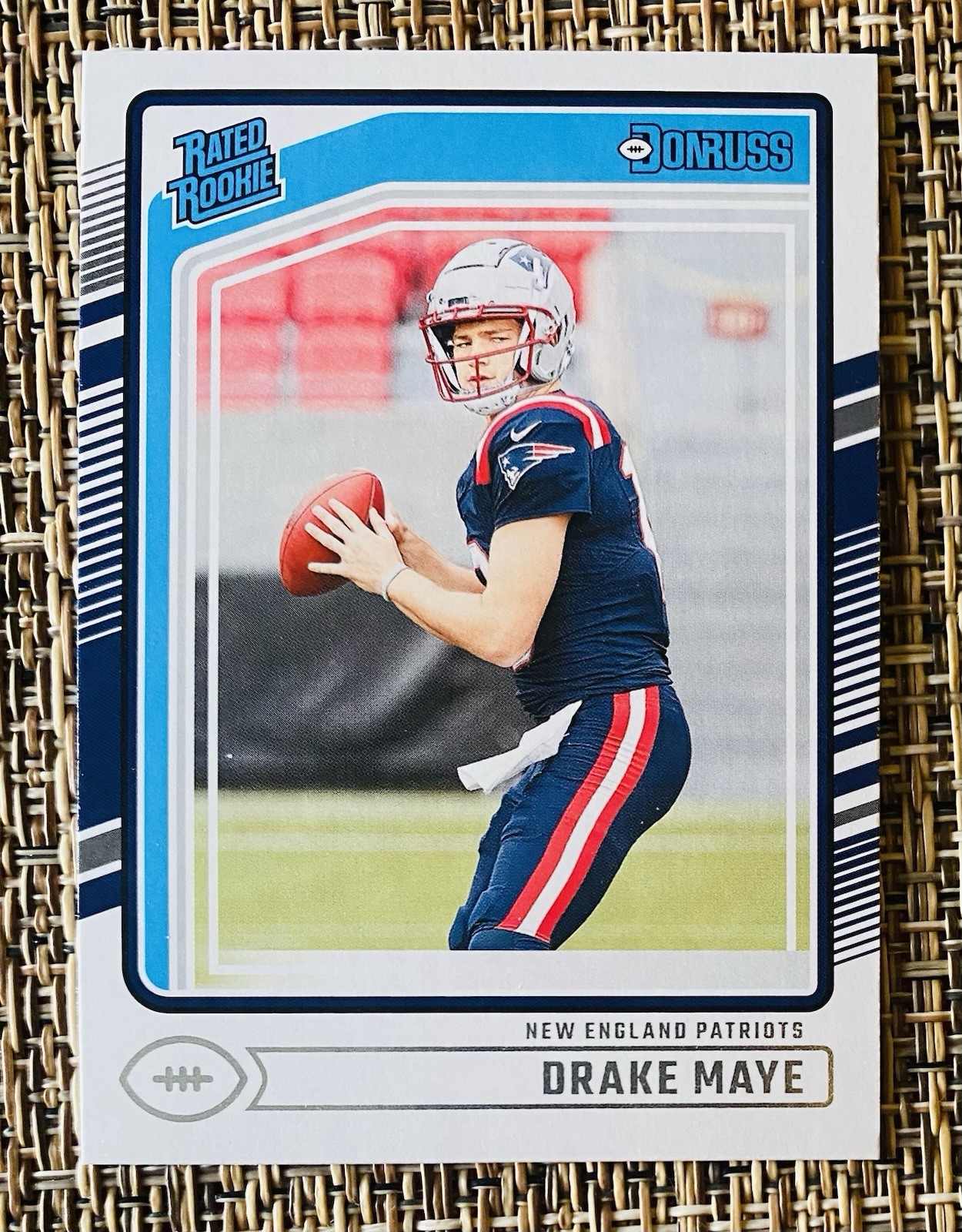 2024 Panini Donruss #379 Drake Maye Rated Rookie RC Patriots
