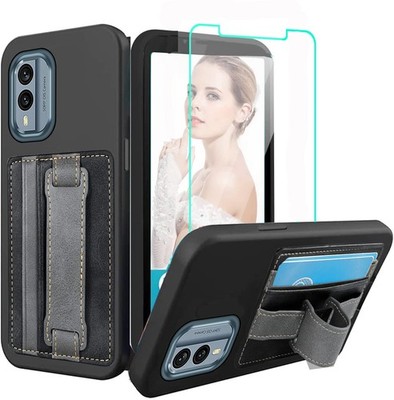 For Nokia X30 Case Insert card Hidden telescopic support Shock protection jacket