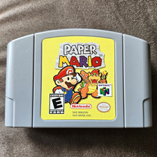 Nintendo 64 N64 Paper Mario Authentic, Tested