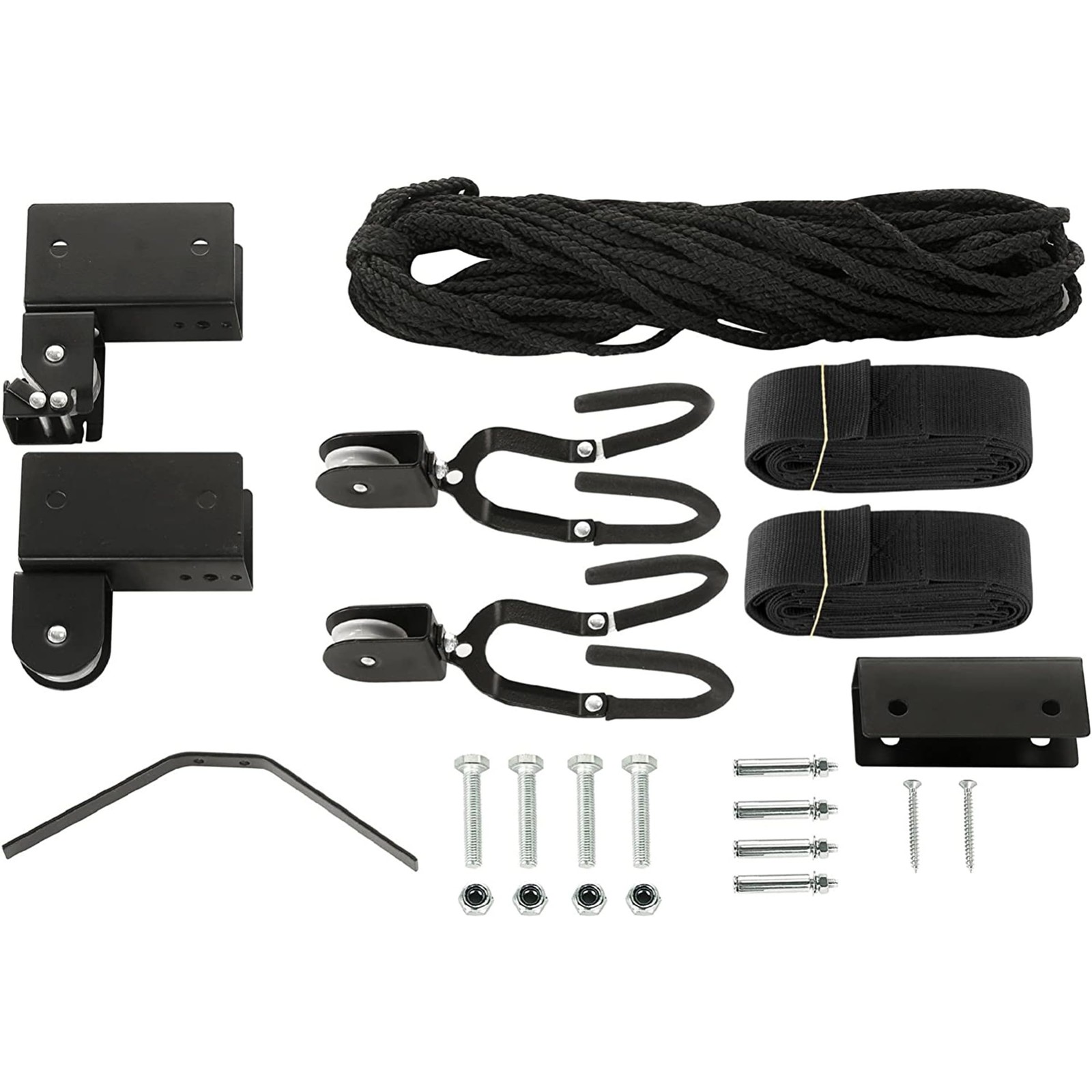 Kayak Storage Hoist - Overhead Pulley System with 125lb Capacity for Canoes, ...