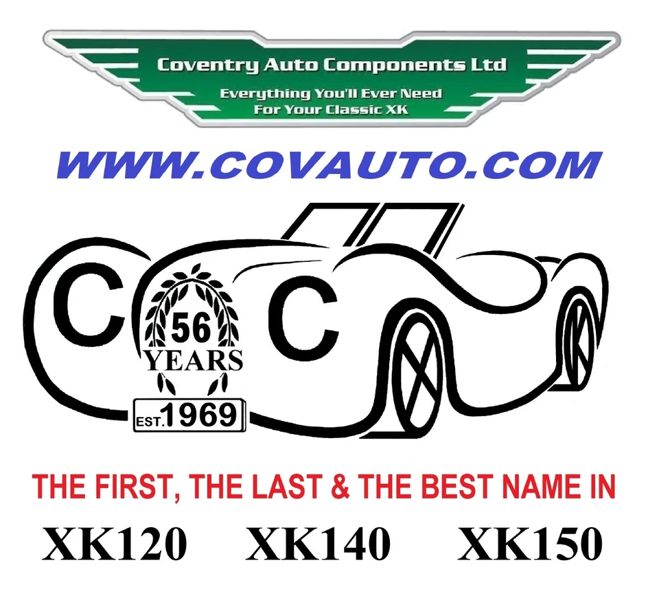 JAGUAR XK120 y XK140 Champion HTC2 Tapa Enchufe Recto [JUEGO] y Tapa. C5479 Foto 2 de 4