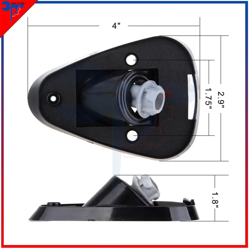 5x Bases de luz de marcha superior de cabina para Ford F-250-550 E-350 1999-2016 Foto 2 de 4